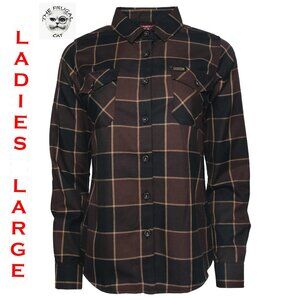 DIXXON FLANNEL - DRIFTER Flannel Shirt- 10 YR - Women's Large